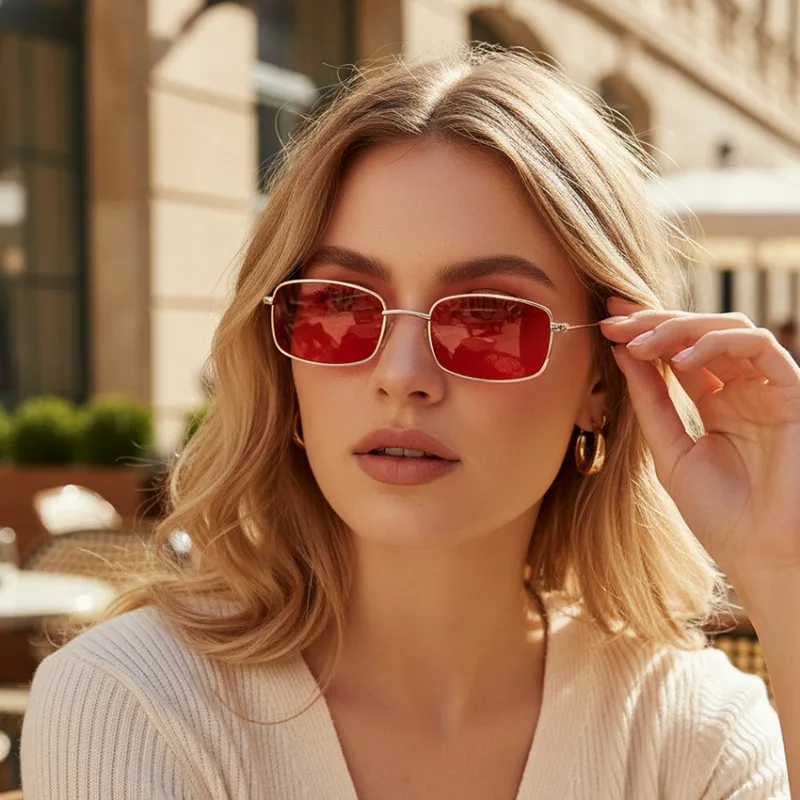 New Small Square Sunglasses Wo - Vintage Fashion Enthusiasts review and price