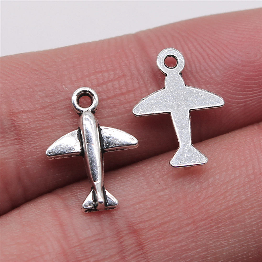 10pcs 11x15mm Antique Silver C - Vintage Fashion Stores review and price