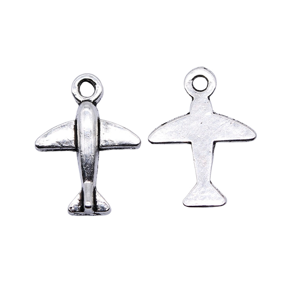 10pcs 11x15mm Antique Silver C - Vintage Fashion Stores review and price