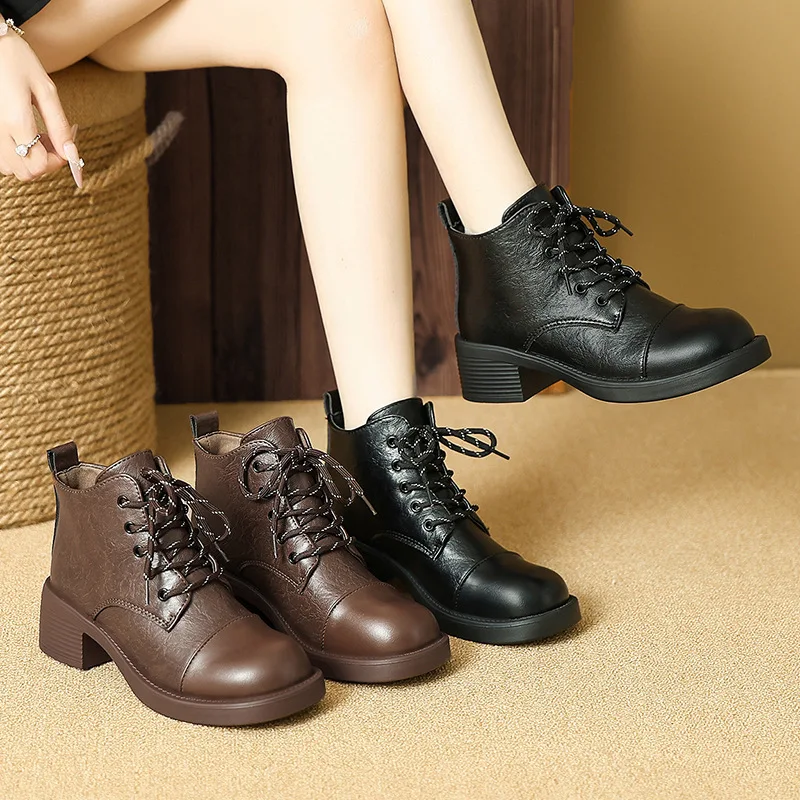 Women Short Boots  Autumn Wint - Vintage Outdoor Fashion review and price
