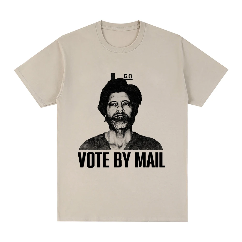 Vote By Mail Ted Kaczynski T-s - Vintage Fashion Jersey review and price