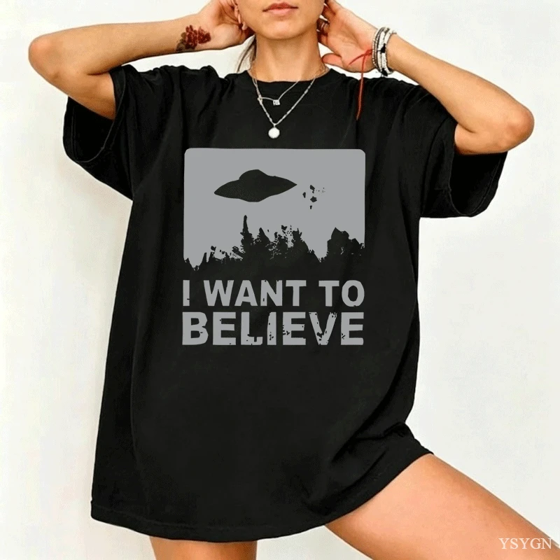 I Want To Believe Vintage Ufo  - Vintage Fashion Quotes review and price