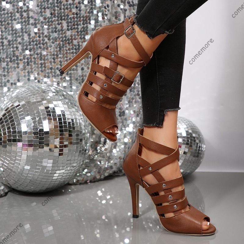 Women's Gladiator High Heel Sa - Vintage Fashion Online review and price